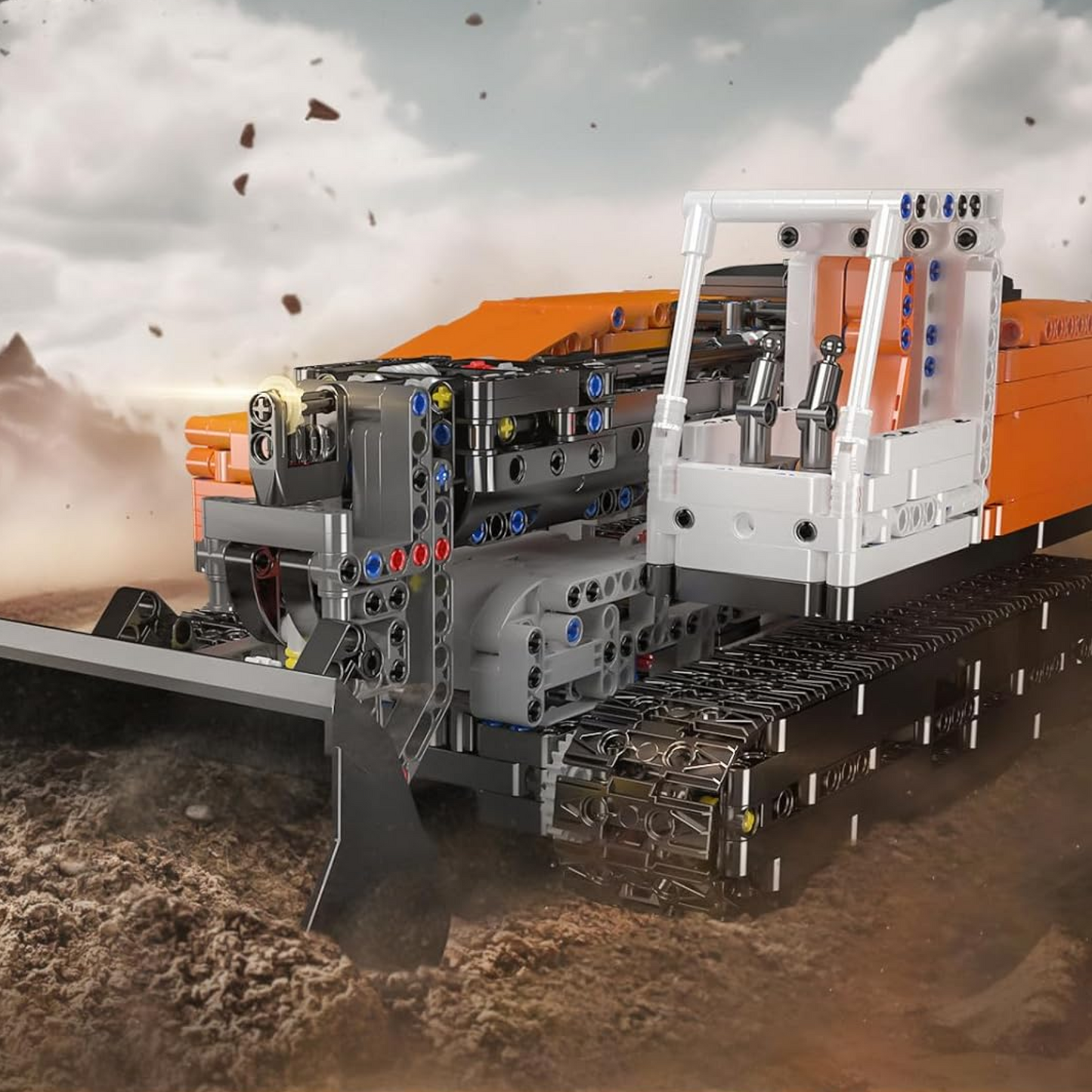 Încărcător pe șenile (1423 piese) 