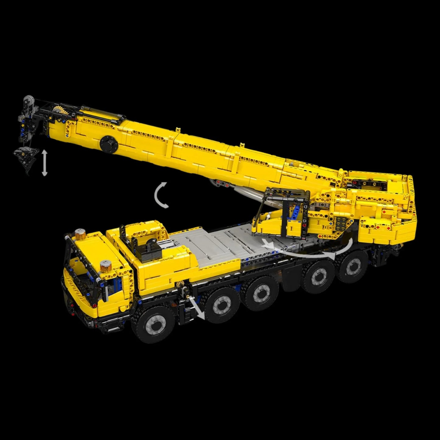LTM 1110 Mobile Crane YELLOW (3218 pcs)