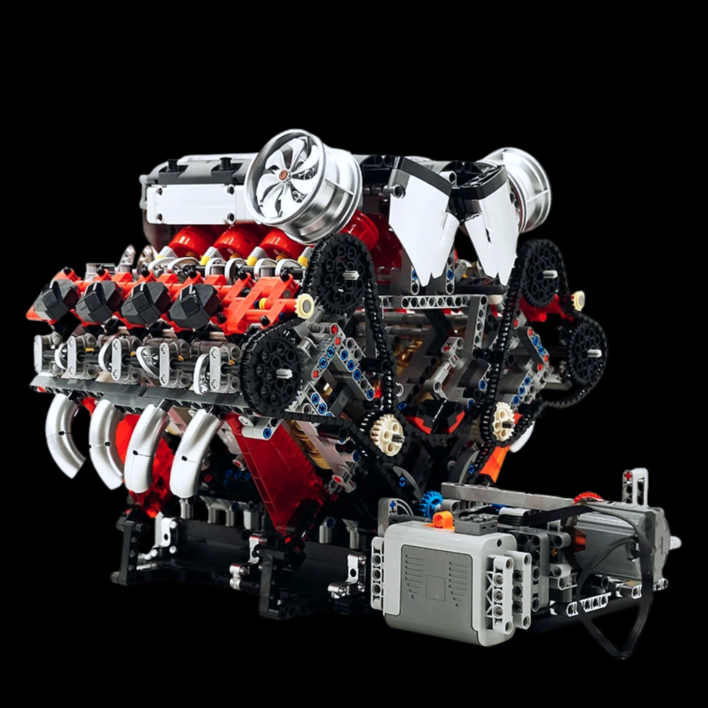 V8-Motor (2718 Teile) 