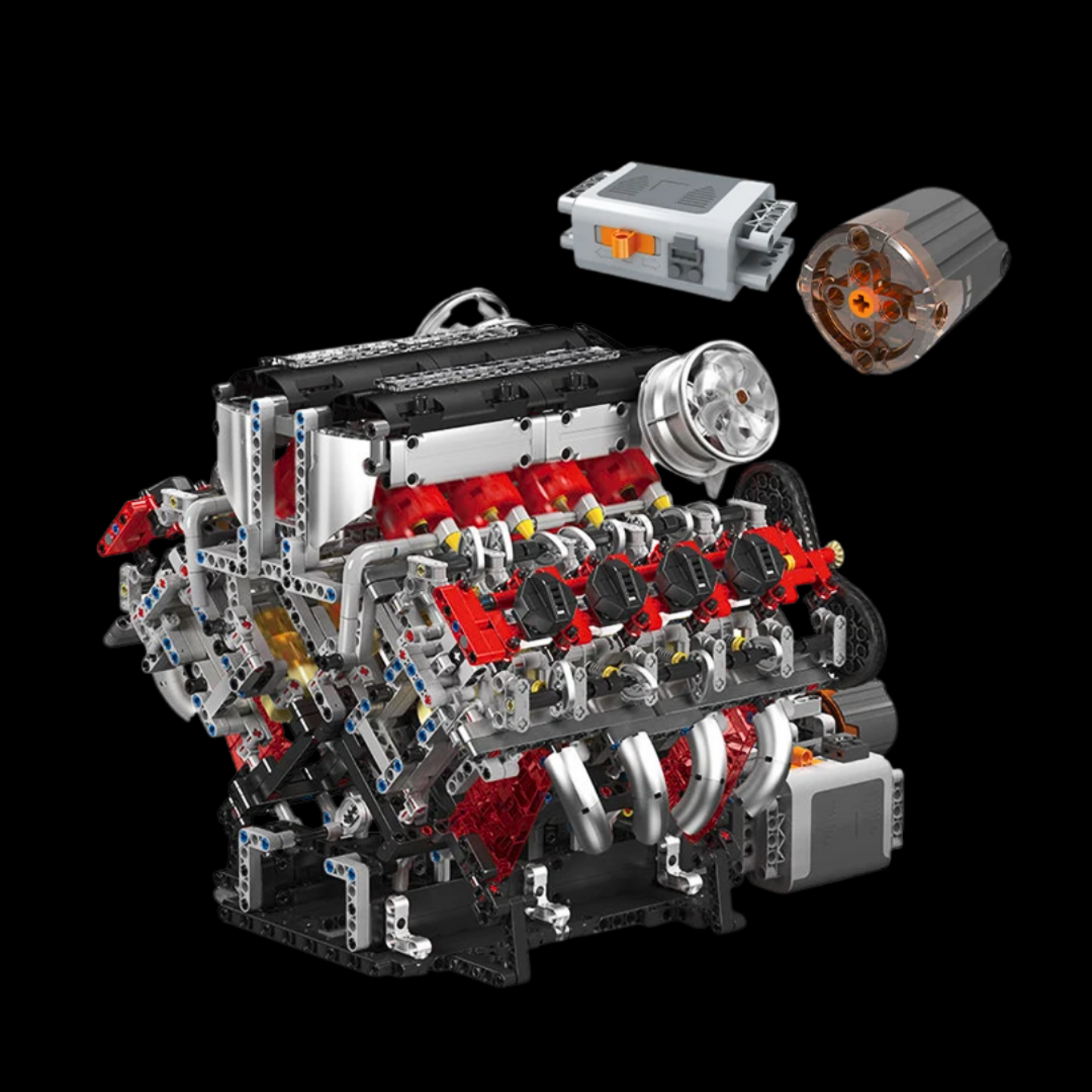 V8-Motor (2718 Teile) 