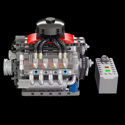 Chevy LSX454 Motor V8 Motorizat (487 piese) 