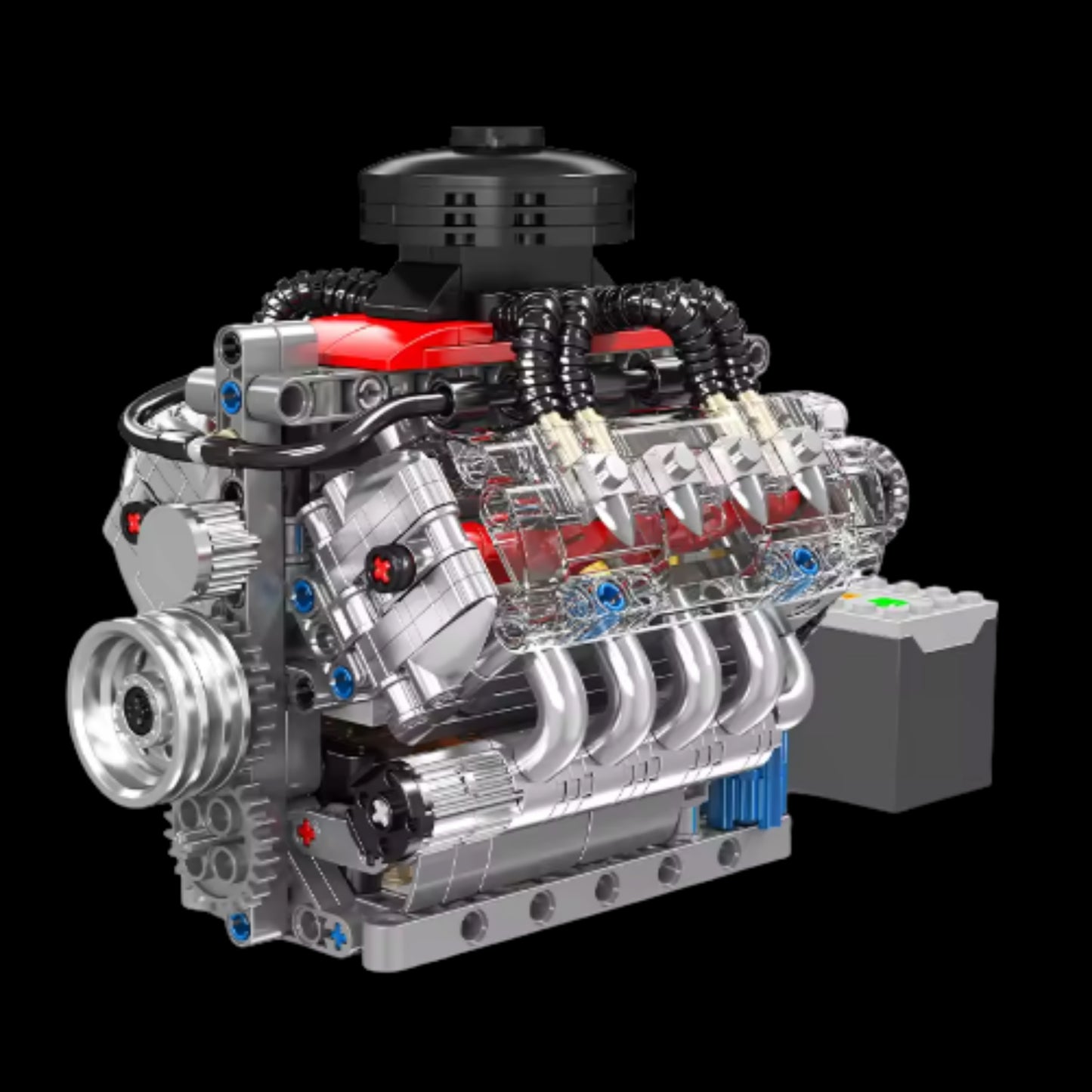 Chevy LSX454 Motor V8 Motorizat (487 piese) 
