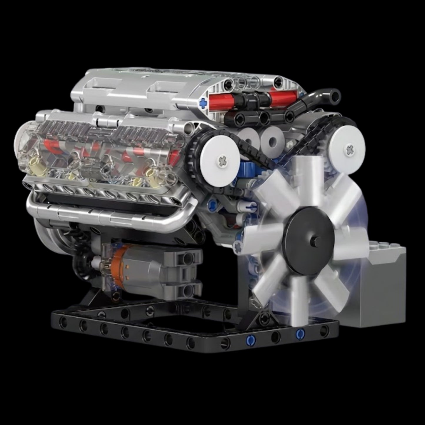 Motorised V8 Engine (535 pcs)