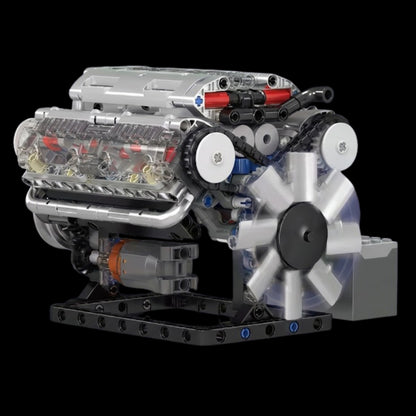 Motorised V8 Engine (535 pcs)