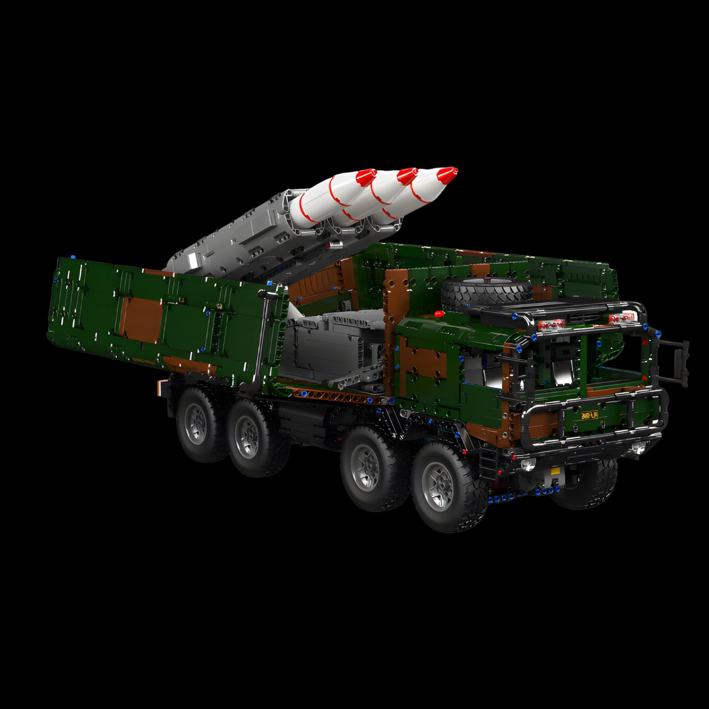 8x4 RC Missile Truck  Military Green (3594 pcs)