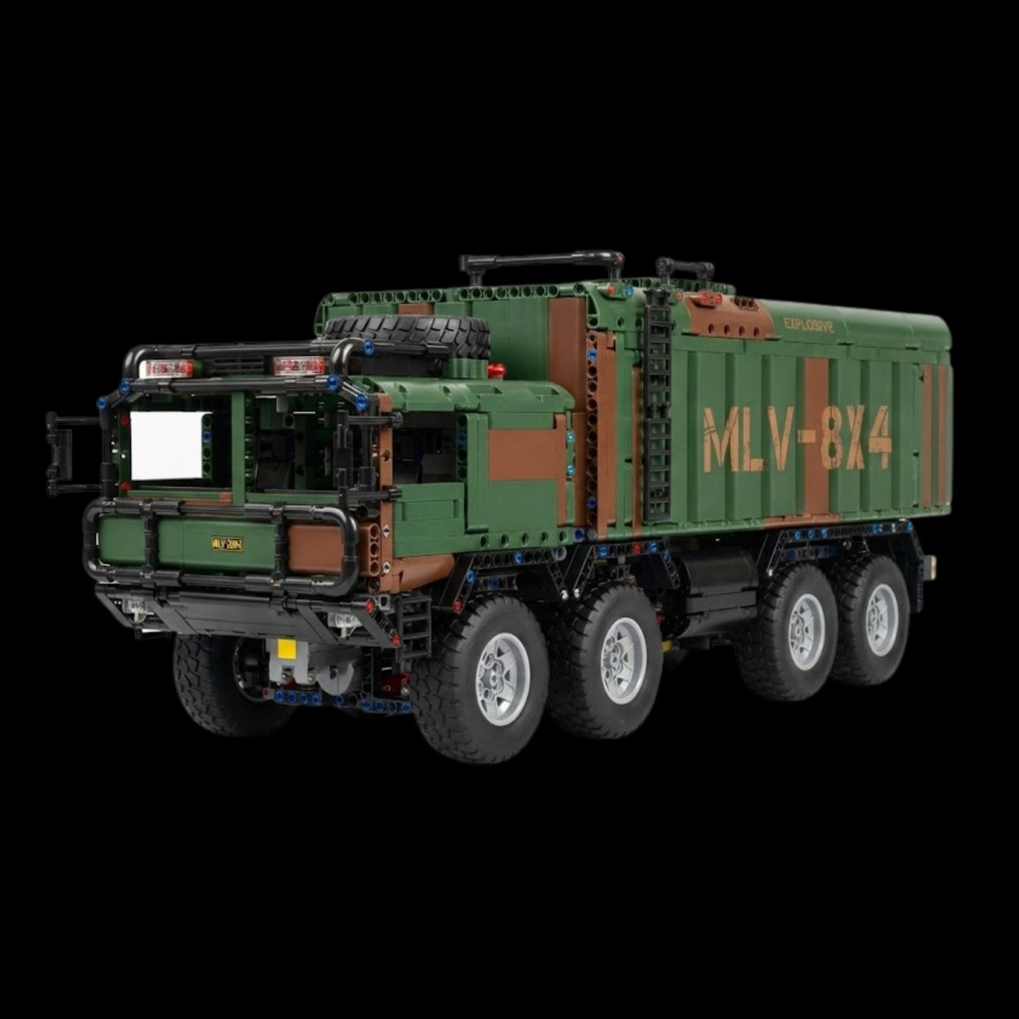 8x4 RC Missile Truck  Military Green (3594 pcs)