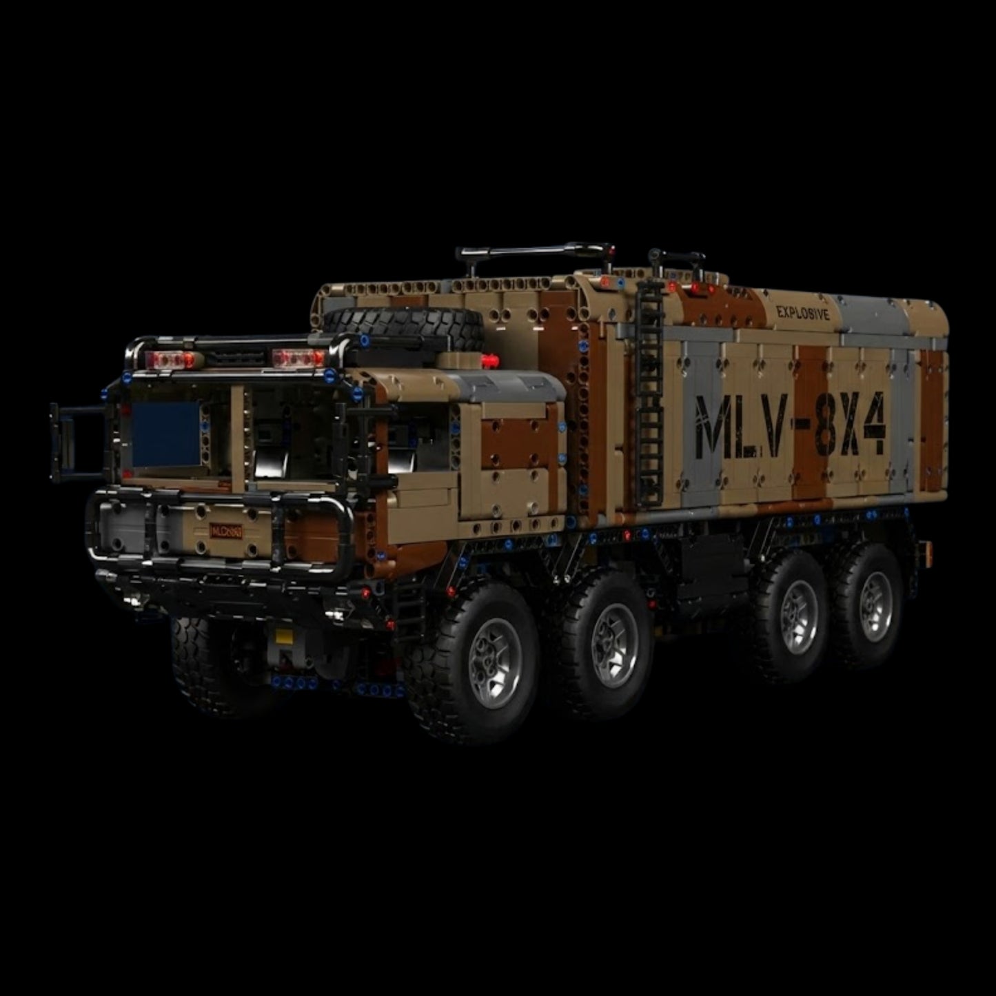 8x4 RC Missile Truck Military Camouflage (3594 pcs)