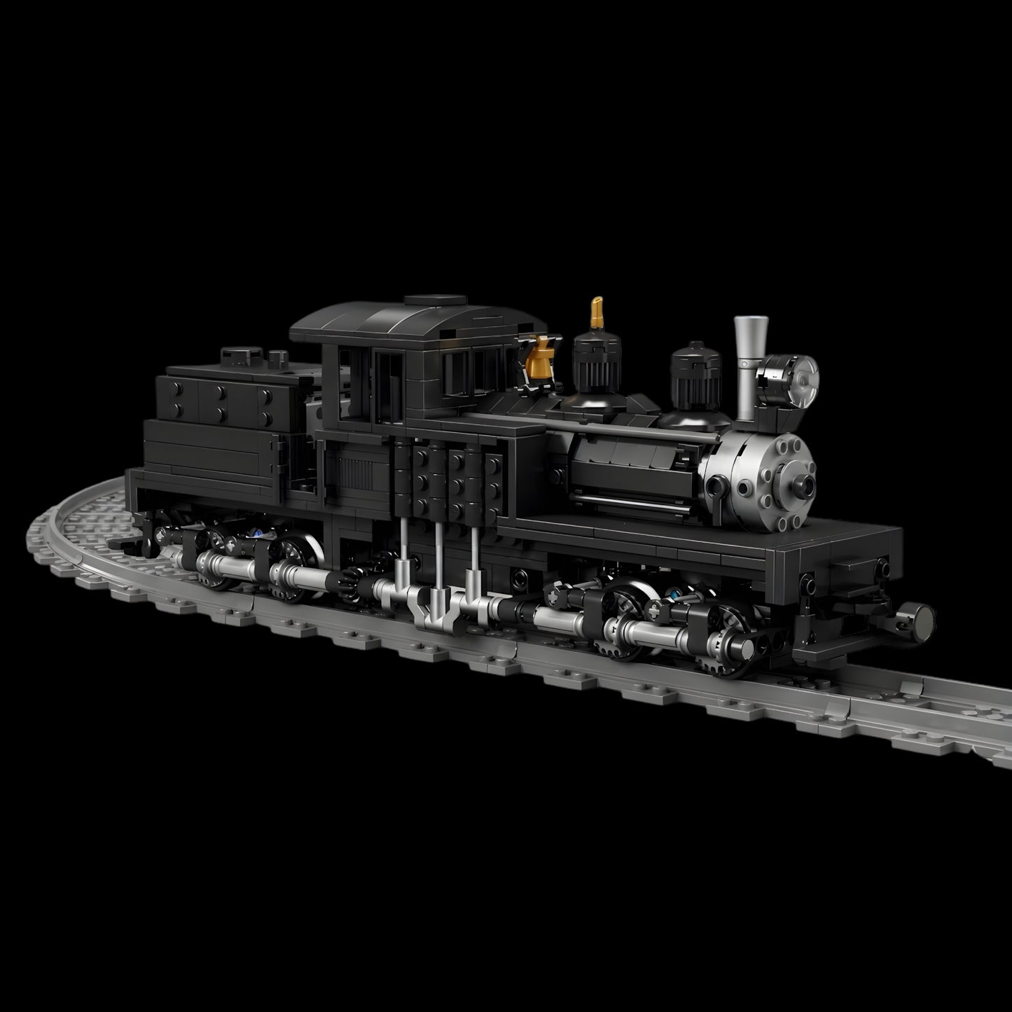 Shay-type Steam Locomotive (880 pcs)
