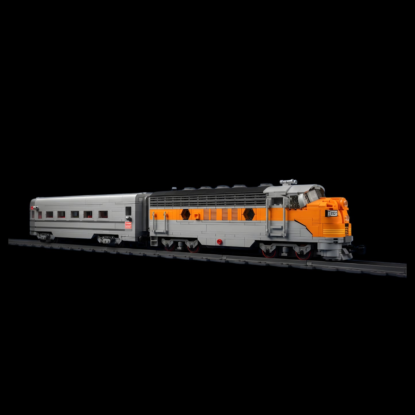 USA EMD F7 WP Diesel Locomotive (1541 pcs)