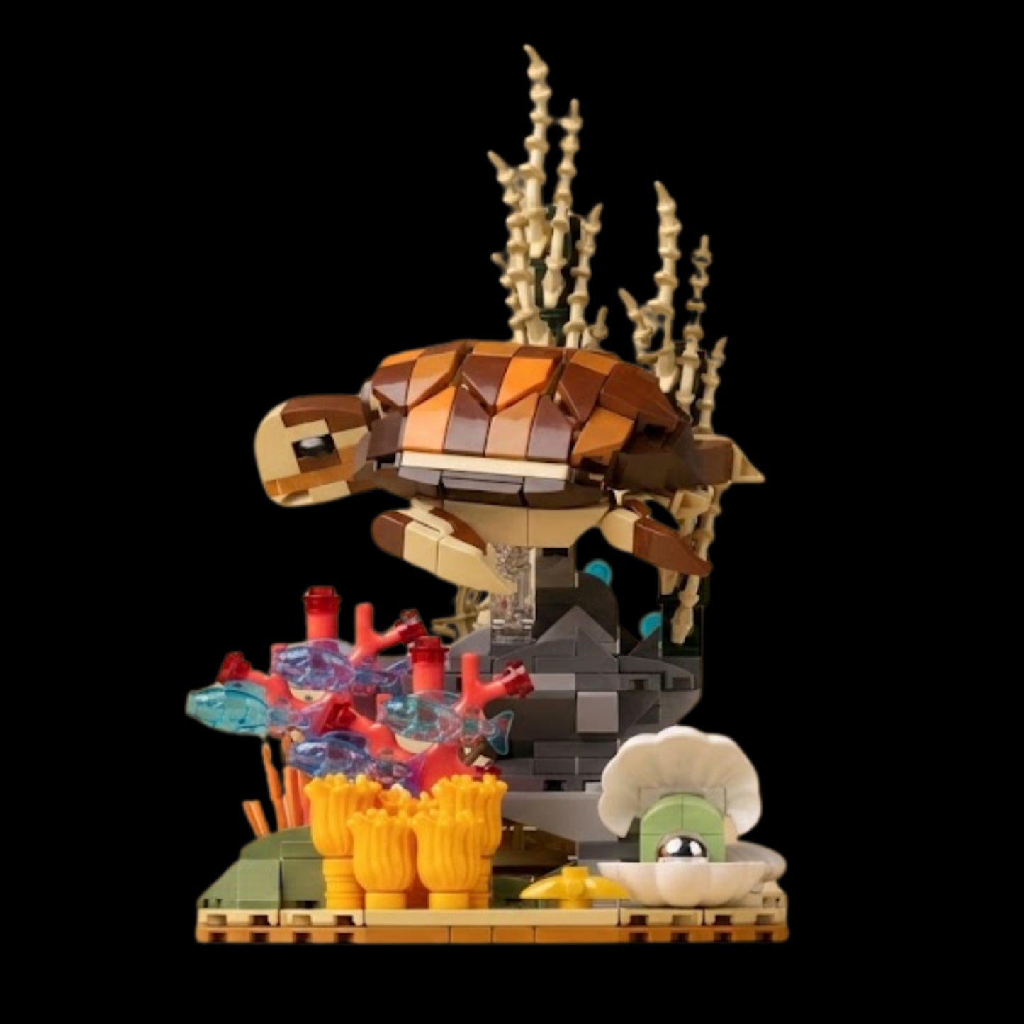 Sea Turtle & Colorful Reef (410 pcs)