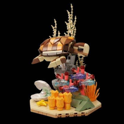 Sea Turtle & Colorful Reef (410 pcs)