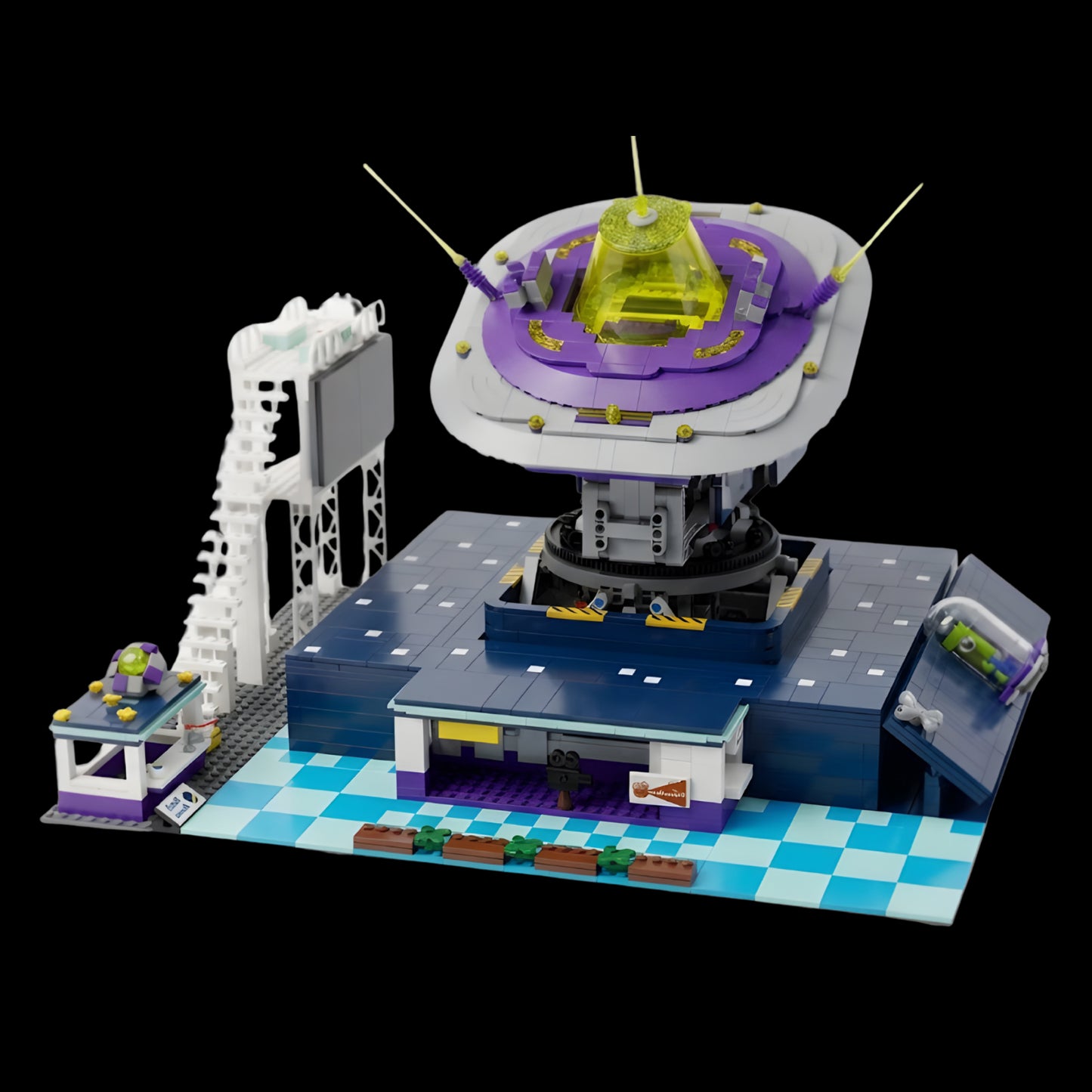 Alien UFO Launch Pad (2053 pcs)