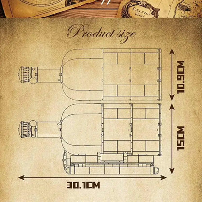 Mini Black Pearl in una Bottiglia (822 pezzi) 