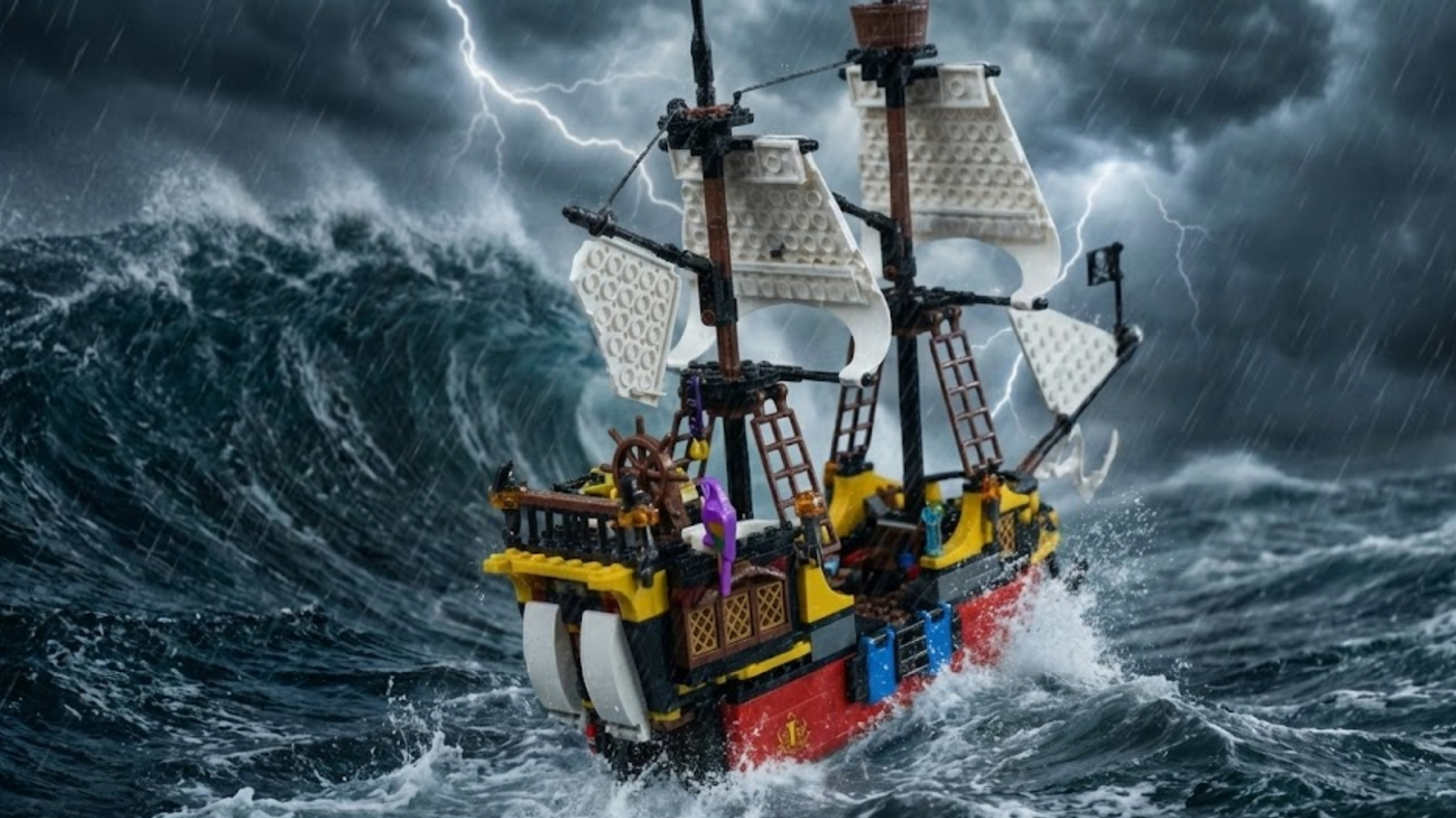 Model statku Redbeard’s Revenge (928 elementów) 