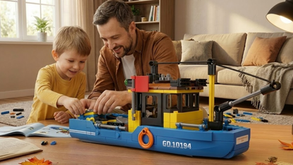 Łódź do zbierania odpadów (407 elementów) 