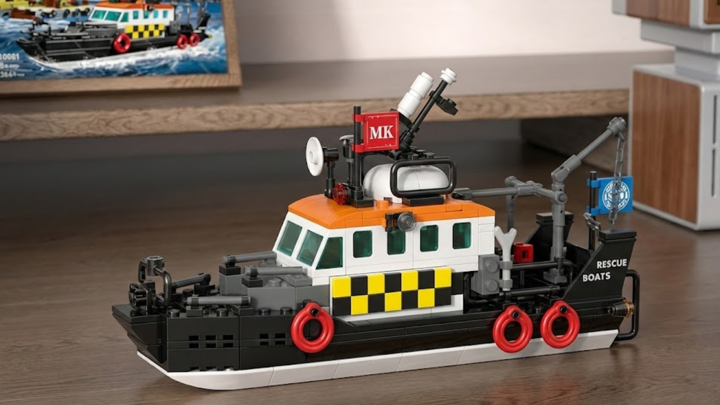 Британский многофункциональный спасательный катер (364 детали) 