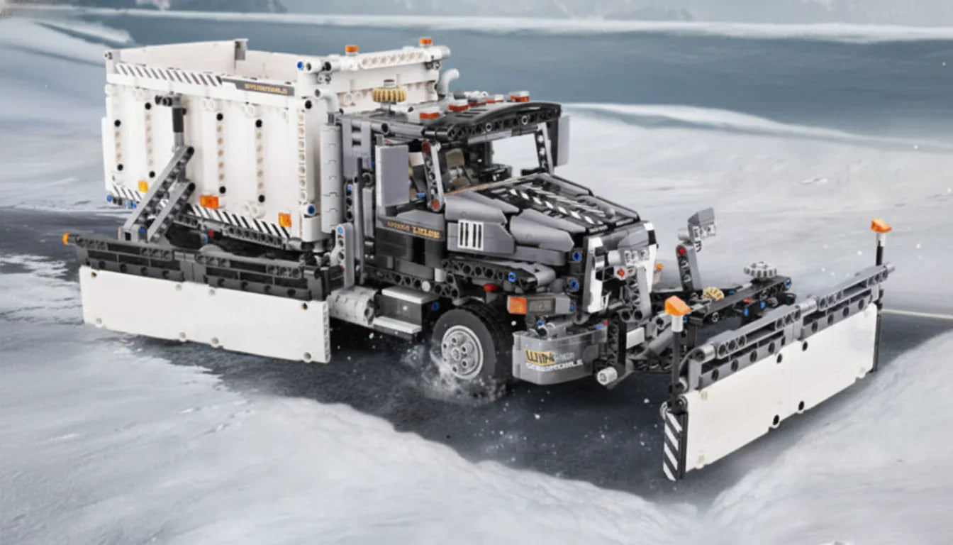 Mack Granite GU813 Snow Plow Dump Truck (1694 peças) 
