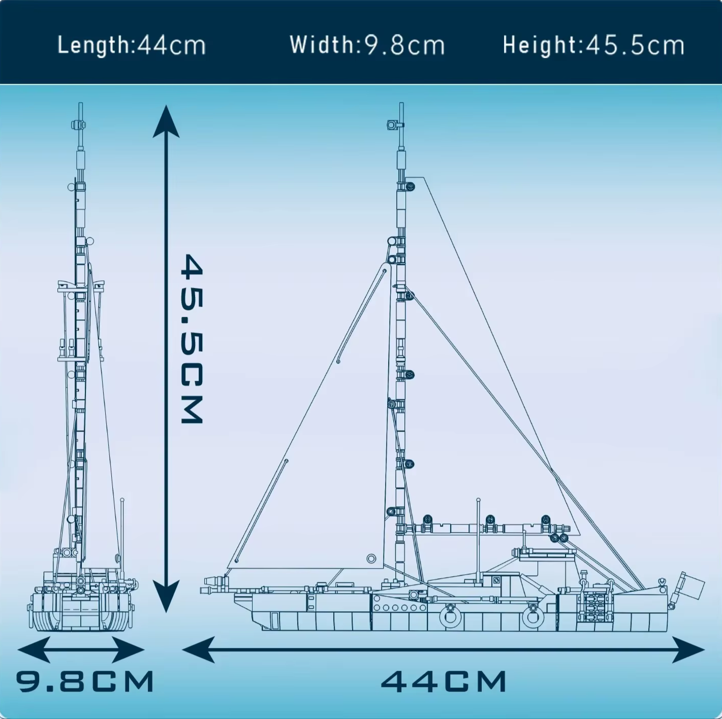 Volvo Ocean 65 (767 piezas) 