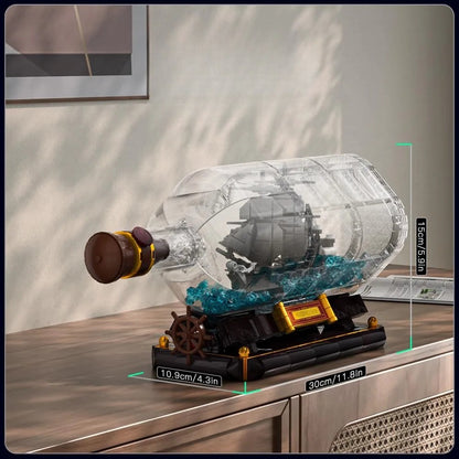 Mini Black Pearl in una Bottiglia (822 pezzi) 