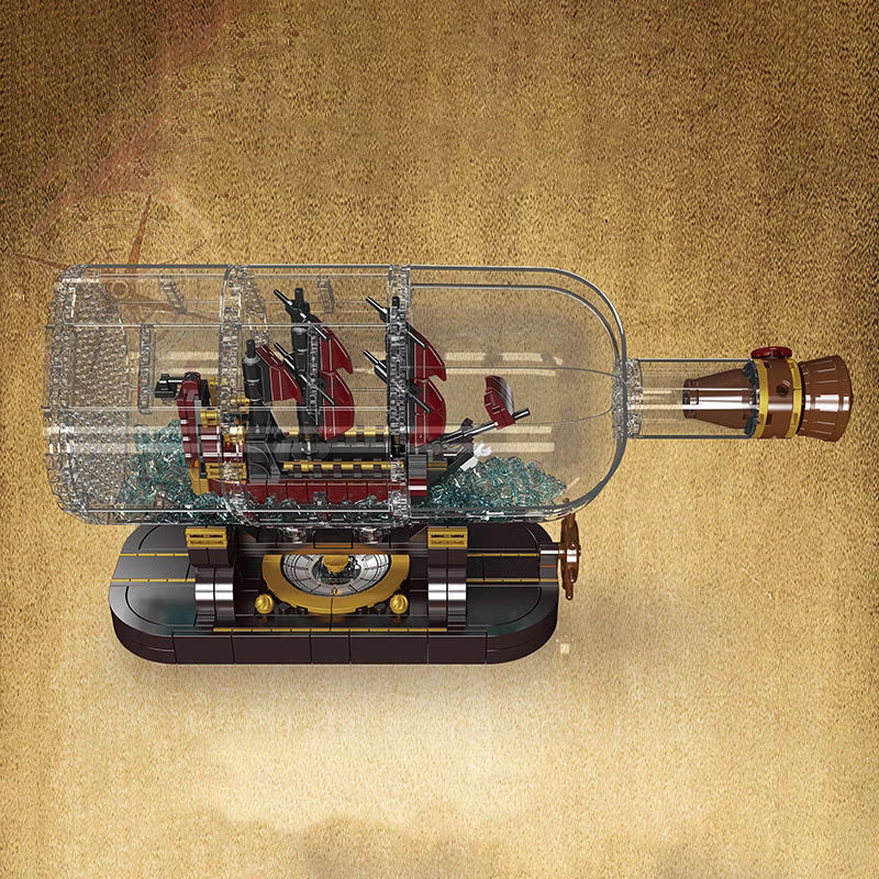 Mini Queen Revenger Ship In a Bottle (885 piese) 