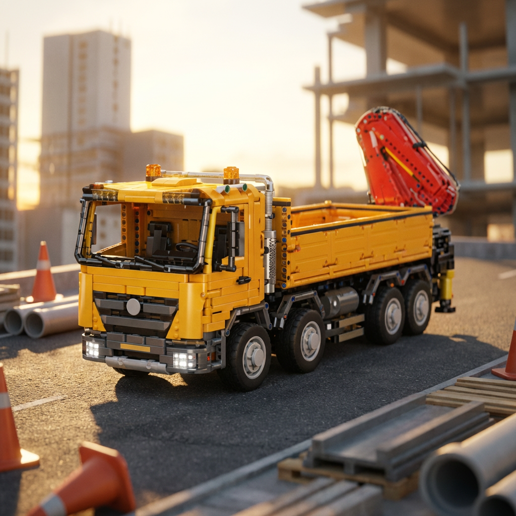 Self-Loading Crane Truck (4012 pcs)