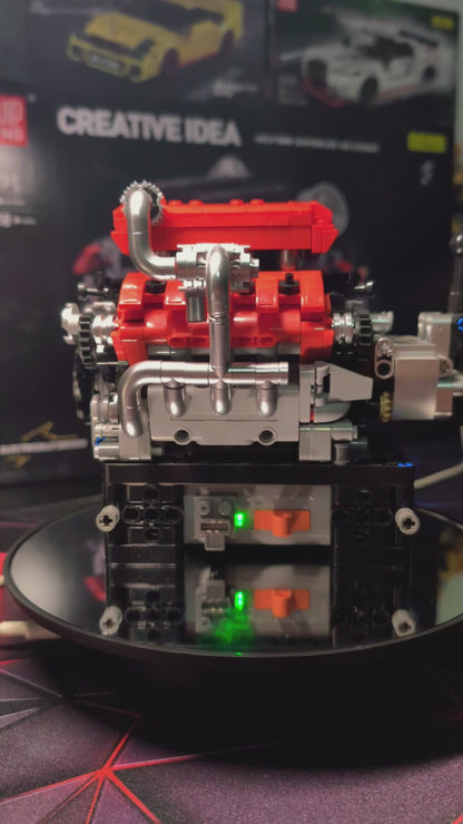 Italian Scuderia V8 Engine (750 pcs)