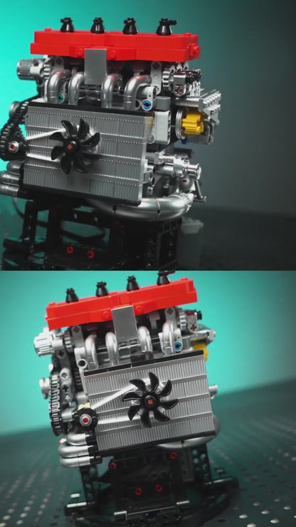 4G63T Turbocharged Inline-Four Engine Model (811 pcs)
