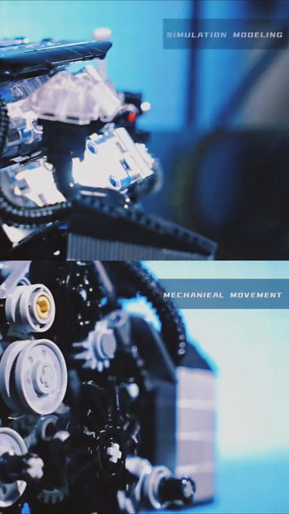 W12 Twin Turbo Engine (871 pcs)