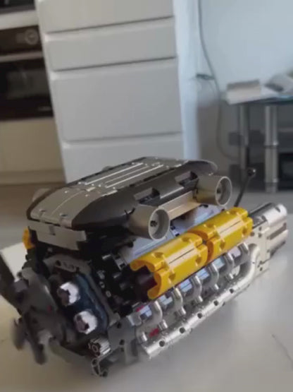 Motorised Lambo V12 Engine & Gearbox (1260 pcs)
