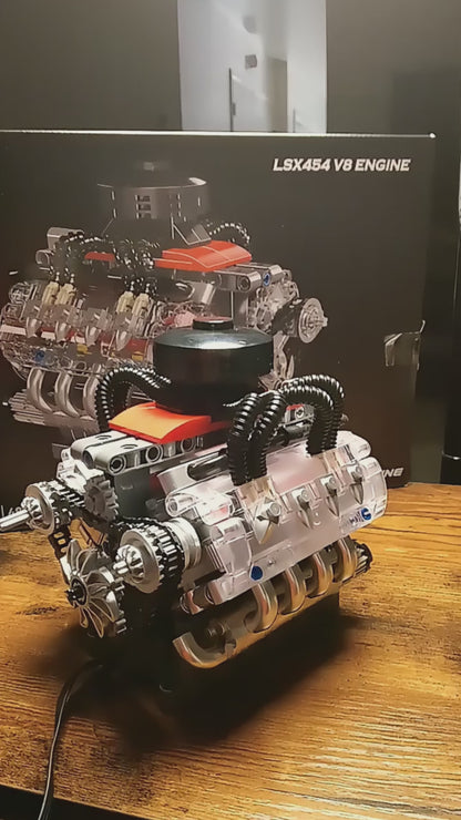 Chevy LSX454 Motorized V8 Engine (487 pcs)