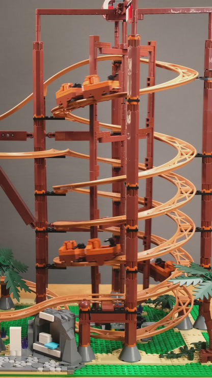 Double Helix Roller Coaster (2174 pcs)
