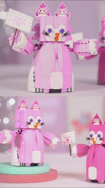 Articulated Pink Robot Fox (438 pcs)